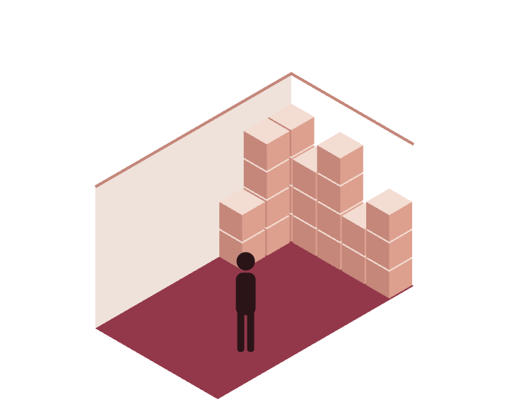 Lagerbox L, 10 m², 3D-Grafik