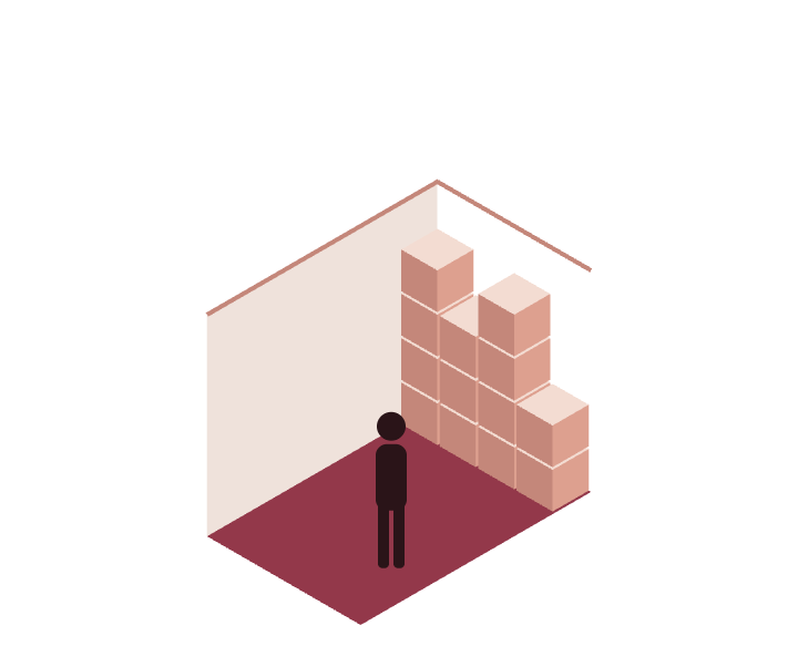 Lagerbox M, 6 m², 3D-Grafik
