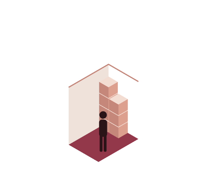 Lagerbox S, 3 m², 3D-Grafik